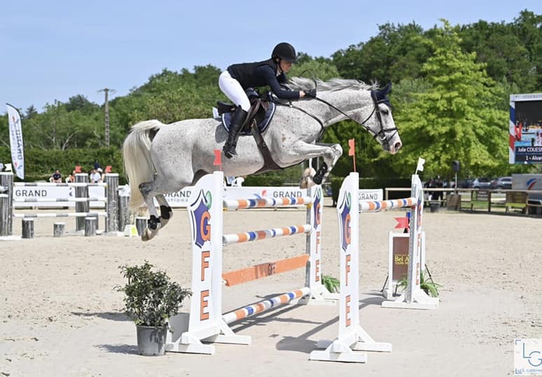 Julie Couesnon à la JK Equestrian Academy